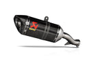 HONDA NX500 - (2024-2025) Akrapovic Carbon Silencer Slip-On Kit - Road Legal