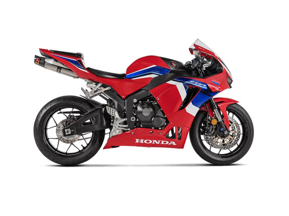 HONDA CBR600RR - (2013-2018) Akrapovic Titanium 4-1 Full Race System - Race Removable Baffle