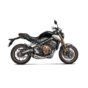HONDA CB650F - (2017-2020) Akrapovic Titanium Silencer Complete 4-1 System - Road Legal