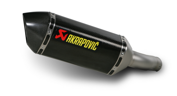 HONDA CB600 Hornet - (2007-2014) Akrapovic Carbon Silencer Slip-On Kit  - Hexagonal - Road Legal