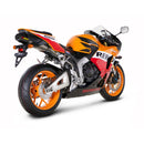 HONDA CBR600RR - (2024-2025) Akrapovic Titanium Silencer Slip-On Kit - AC Style - Removable Baffle