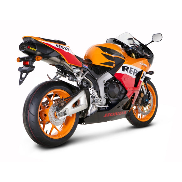HONDA CBR600RR - (2024-2025) Akrapovic Titanium Silencer Slip-On Kit - AC Style - Removable Baffle