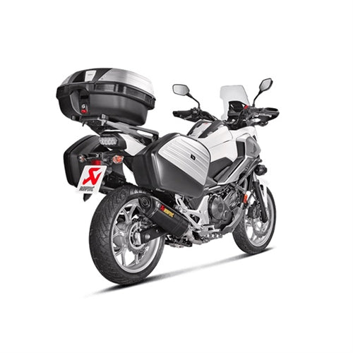 HONDA NC750S - (2013-2020) Akrapovic Carbon Silencer Slip-On Kit - Hexagonal - Road Legal