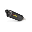 HONDA NC750X - (2013-2020) Akrapovic Carbon Silencer Slip-On Kit - Hexagonal - Road Legal