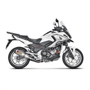 HONDA NC750X - (2013-2020) Akrapovic Titanium Silencer Slip-On Kit - Hexagonal - Road Legal