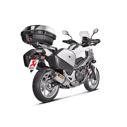 HONDA NC700X - (2012-2014) Akrapovic Titanium Silencer Slip-On Kit - Hexagonal - Road Legal