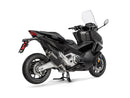 HONDA X-ADV (750cc) - (2017-2024) Akrapovic Titanium Silencer - Black - Road Legal