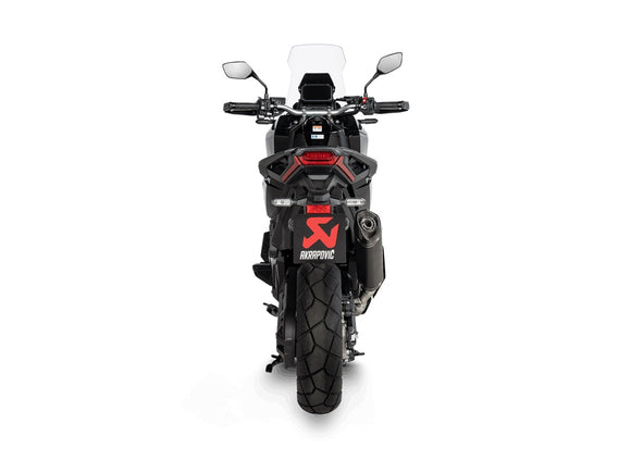 HONDA X-ADV (750cc) - (2017-2024) Akrapovic Titanium Silencer - Black - Road Legal