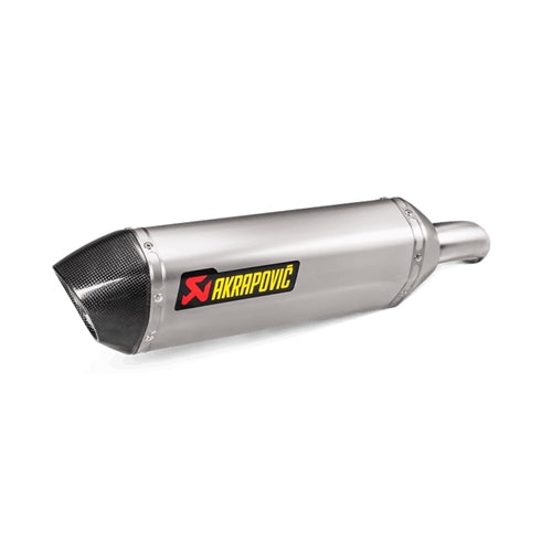 HONDA VFR800 Vtec - (2017-2022) Akrapovic Titanium Silencer Slip-On Kit - Hexagonal - Road Legal