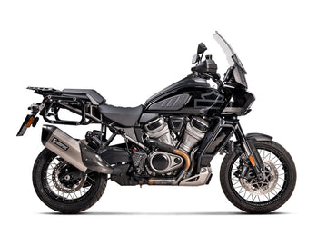 HARLEY-DAVIDSON Pan America (1250cc) - (2021-2024) Akrapovic Titanium Silencer Slip On Kit - Road Legal