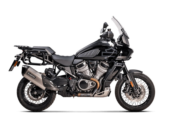 HARLEY-DAVIDSON Pan America (1250cc) - (2021-2024) Akrapovic Titanium Silencer Slip On Kit - Road Legal