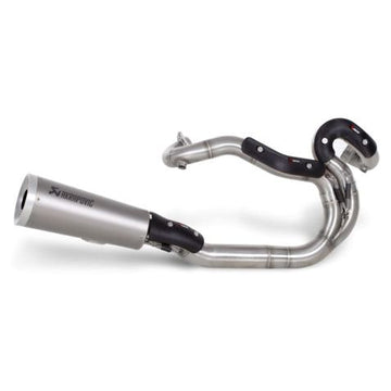 HARLEY-DAVIDSON VRSC-F V-Rod Muscle (1247cc) - (2009-2017) Akrapovic Complete Stainless Race System - With Titanium Silencer, Inc Carbon Heat Shield