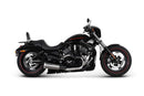 HARLEY-DAVIDSON VRSC-F V-Rod Muscle (1247cc) - (2009-2017) Akrapovic Complete Stainless Race System - With Titanium Silencer, Inc Carbon Heat Shield