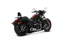 HARLEY-DAVIDSON VRSC-F V-Rod Muscle (1247cc) - (2009-2017) Akrapovic Complete Stainless Race System - With Titanium Silencer, Inc Carbon Heat Shield