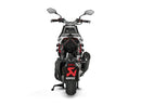 ITALJET Dragster 300 - (2024-2024) Akrapovic Black Titanium Silencer Slip-On Kit With Carbon End Cap - Road Legal