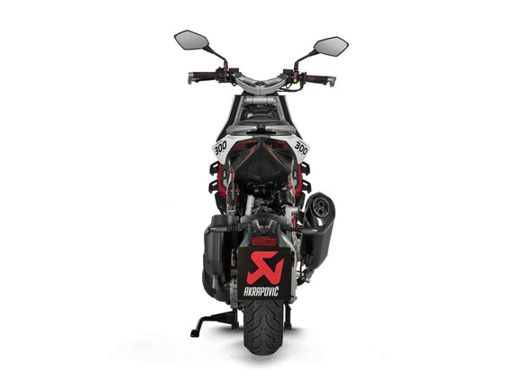 ITALJET Dragster 300 - (2024-2024) Akrapovic Black Titanium Silencer Slip-On Kit With Carbon End Cap - Road Legal