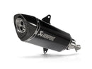 ITALJET Dragster 300 - (2024-2024) Akrapovic Black Titanium Silencer Slip-On Kit With Carbon End Cap - Road Legal
