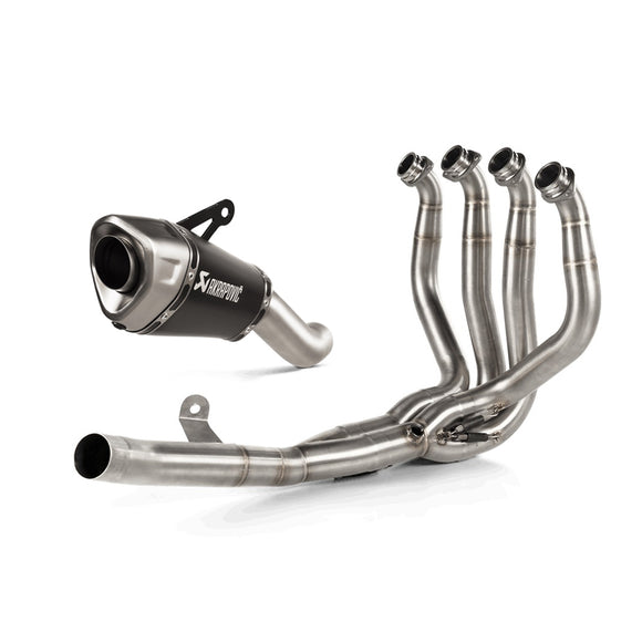 KAWASAKI Z H2 (1000cc) - (2020-2023) Akrapovic Full System (Black Titanium Silencer & Stainless Header) - Race (Optional Baffle Available)