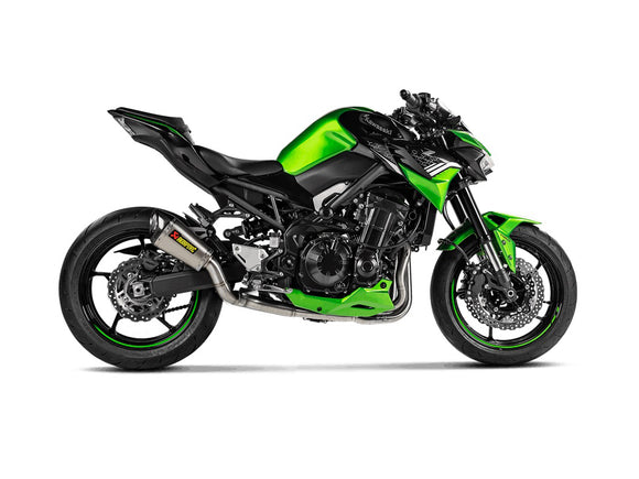KAWASAKI Z900 - (2020-2024) Akrapovic Full System (Titanium Silencer & Stainless Header) - Race