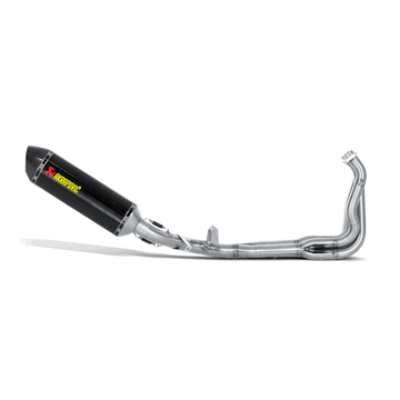 KAWASAKI Z1000SX - (2014-2019) Akrapovic Carbon Silencer Complete Stainless 4-2-1 Conical System (Cannot Be Used With Panniers) Hexagonal   - Race Removable Baffle