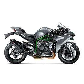 KAWASAKI Ninja H2 (1000cc) - (2015-2020) Akrapovic Carbon Silencer Slip-On Kit