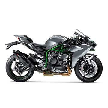 KAWASAKI Ninja H2 (1000cc) - (2015-2020) Akrapovic Carbon Silencer Slip-On Kit