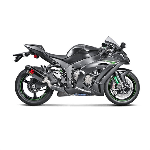 KAWASAKI ZX-10R / RR - (2016-2020) Akrapovic Carbon Silencer Slip-On Kit - Road Legal