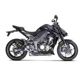KAWASAKI Z1000 - (2014-2022) Akrapovic Carbon Silencer Slip-On Kit - Hexagonal - Road Legal