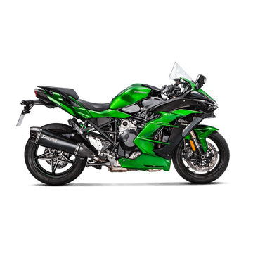 KAWASAKI Ninja H2 SX / SE (1000cc) - (2018-2020) Akrapovic Titanium Silencer Slip-On Kit - Road legal