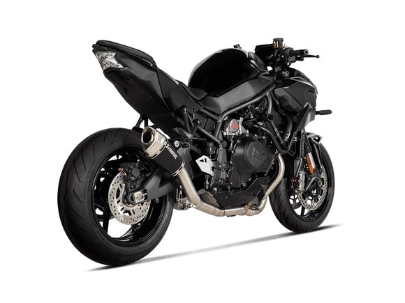 KAWASAKI Z H2 (1000cc) - (2020-2026) Akrapovic Black Titanium Silencer Slip-On Kit - ASZ Style - Race (Optional Baffle Available)