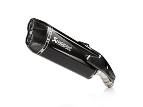 KAWASAKI Z H2 (1000cc) - (2020-2025) Akrapovic Black Titanium Silencer Slip-On Kit  - Road Legal