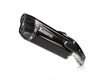 KAWASAKI Z H2 (1000cc) - (2020-2025) Akrapovic Black Titanium Silencer Slip-On Kit  - Road Legal