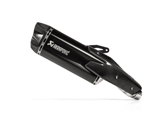 KAWASAKI Z H2 (1000cc) - (2020-2025) Akrapovic Black Titanium Silencer Slip-On Kit  - Road Legal