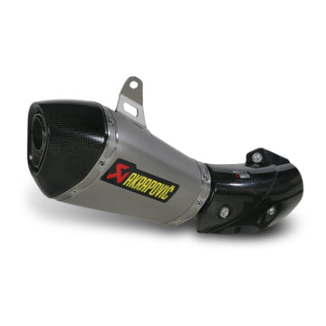 KAWASAKI ZX-10R - (2011-2015) Akrapovic Titanium Silencer Slip-On Kit (To OE headers) - Road Legal Removable Baffle