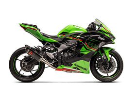 KAWASAKI ZX-4R / RR - (2023-2026) Akrapovic Full System (Carbon Silencer & Stainless Headers) - Race