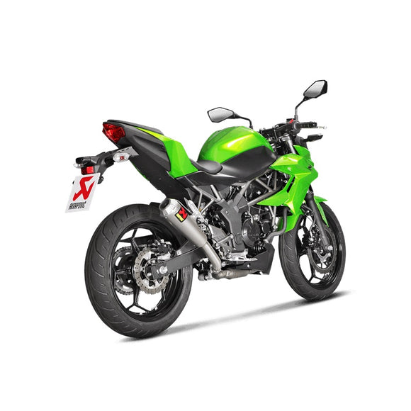 KAWASAKI Ninja 250 SL - (2015-2023) Akrapovic Titanium Silencer Slip-On Kit (To OE headers) - Race