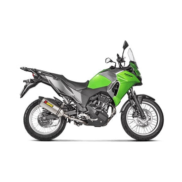 KAWASAKI Versys-X 300 - (2017-2022) Akrapovic Titanium Silencer Slip-On Kit - Hexagonal - Road Legal