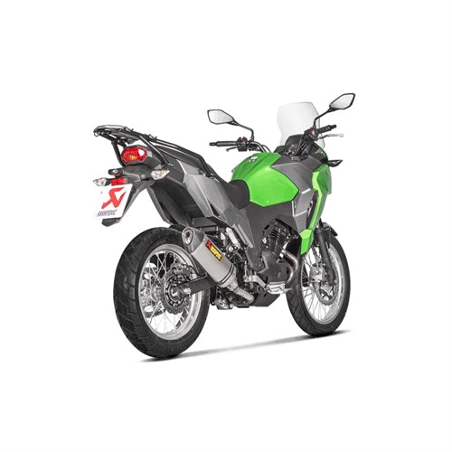 KAWASAKI Versys-X 300 - (2017-2022) Akrapovic Titanium Silencer Slip-On Kit - Hexagonal - Road Legal