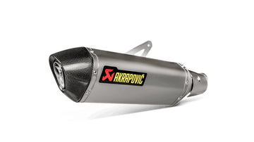 KAWASAKI Z400 - (2019-2026) Akrapovic Titanium Silencer Slip-On Kit - Hexagonal - Road Legal