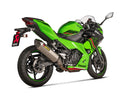 KAWASAKI Z400 - (2019-2026) Akrapovic Titanium Silencer Slip-On Kit - Hexagonal - Road Legal