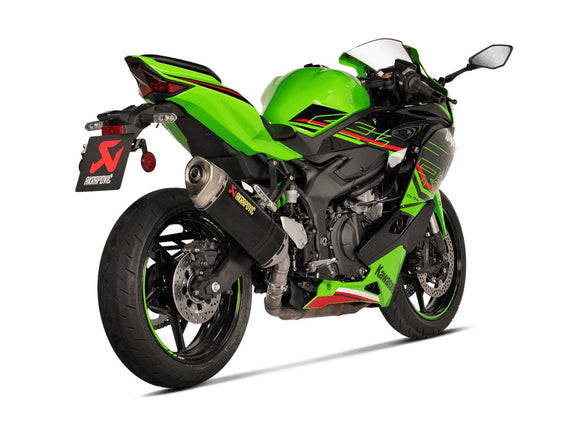 KAWASAKI ZX-4R / RR - (2023-2026) Akrapovic Carbon Silencer Slip-On Kit - Hexagonal - Road Legal