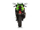 KAWASAKI ZX-4R / RR - (2023-2026) Akrapovic Carbon Silencer Slip-On Kit - Hexagonal - Road Legal