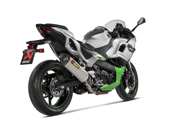 KAWASAKI Ninja 7 Hybrid - (2024-2026) Akrapovic Titanium Silencer Slip-On Kit - Road Legal