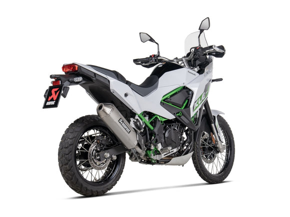 KAWASAKI KLE500 / SE - (2026-2026) Akrapovic Titanium Silencer Slip-On Kit - Road Legal