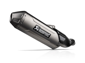 KAWASAKI KLE500 / SE - (2026-2026) Akrapovic Titanium Silencer Slip-On Kit - Road Legal