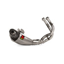 KAWASAKI Ninja 650 - (2017-2020) Akrapovic Titanium Silencer Complete Stainless 2-1 System - Road Legal