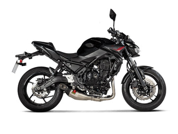 KAWASAKI Ninja 650 - (2021-2026) Akrapovic Titanium Silencer Complete Stainless 2-1 System - Road Legal