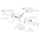 KAWASAKI ZX-6R - (2013-2018) Akrapovic Carbon Silencer Slip-On Kit - Road Legal Removable Baffle