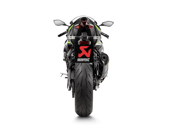 KAWASAKI ZX-6R - (2019-2022) Akrapovic Carbon Silencer Slip-On Kit - Road Legal