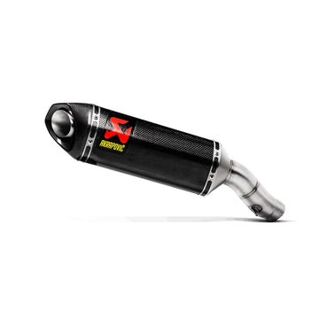 KAWASAKI ZX-6R - (2019-2022) Akrapovic Carbon Silencer Slip-On Kit - Race Removable Baffle